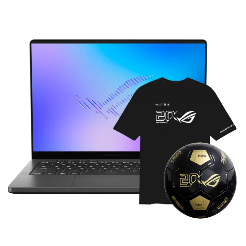 ROG Zephyrus G14 (2026) GU405 with a Free ROG 20th Anniversary Football
