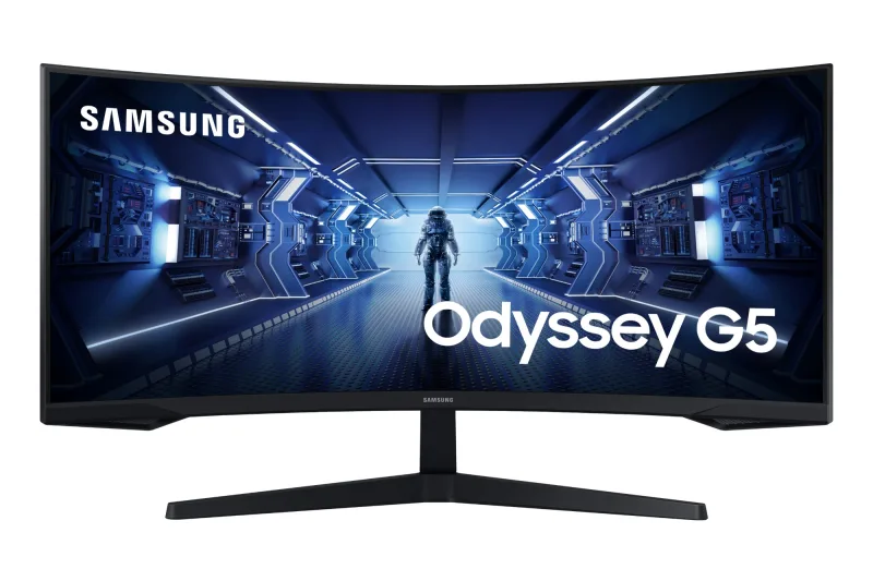 Samsung Odyssey G55T 34 VA UWQHD 165Hz 1ms UltraWide Curved Gaming Monitor