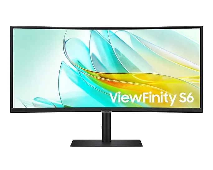 Samsung ViewFinity S6 34 VA WQHD UltraWide Curved USB-C Monitor