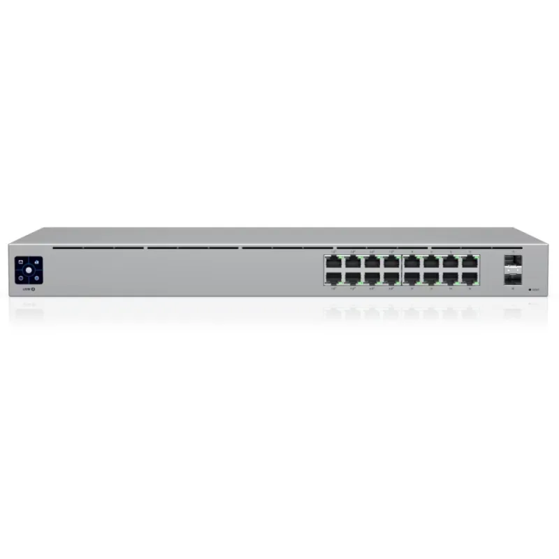 Second-Gen UniFi Switch Near Silent Cooling, Redundant Power System RPS, Touchscreen Display - BoxLtd
