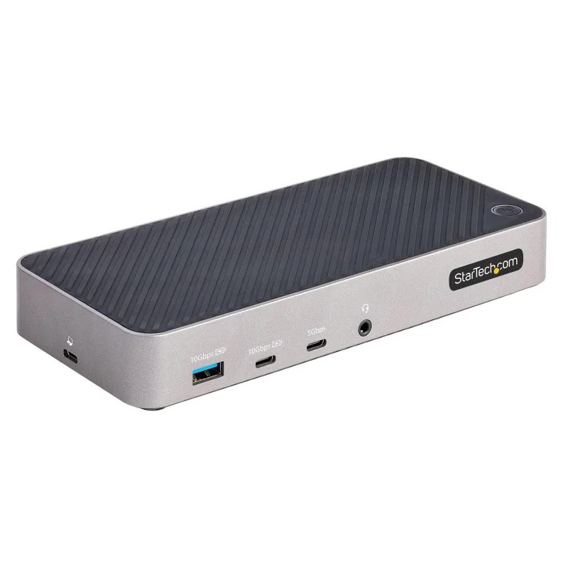 StarTech.com USB-C Triple Monitor Docking Station - Triple 4K HDMI/DP USB-C Dock - 5x USB Hub - GbE - 100W PD - Universa