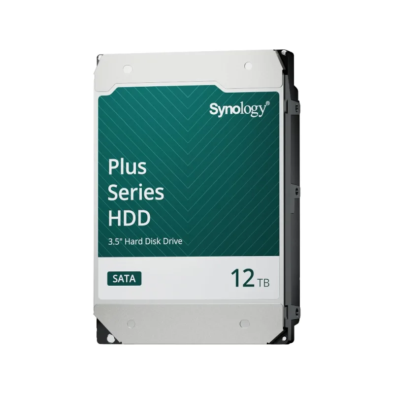 Synology Plus 12TB 3.5" 7200 RPM HDD - HAT3310-12T | High-Speed Data Transfer | NAS Optimised