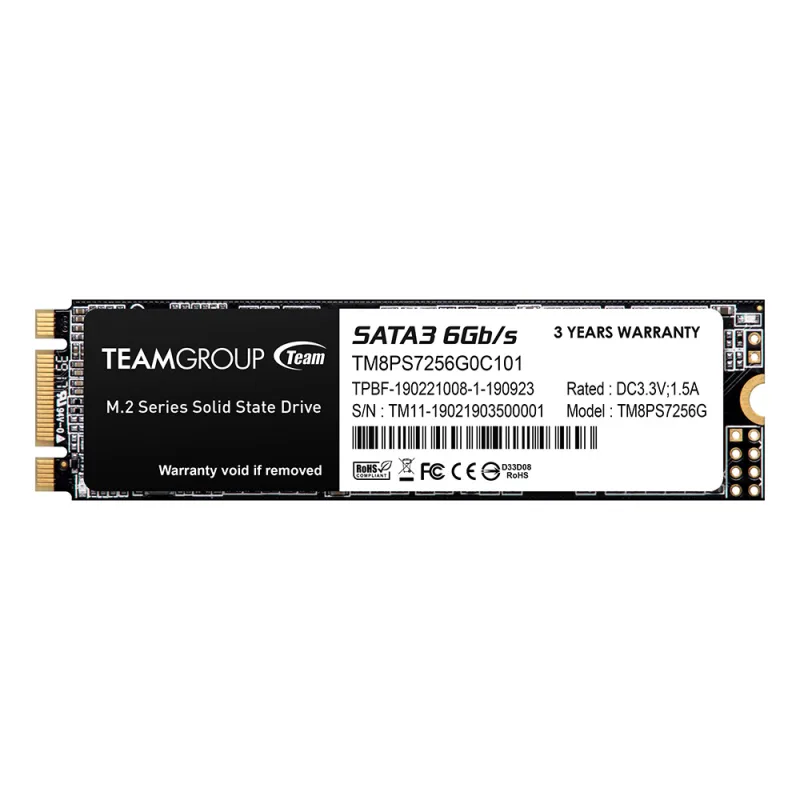 Team Group MS30 256GB M.2 2280 SATA Internal SSD