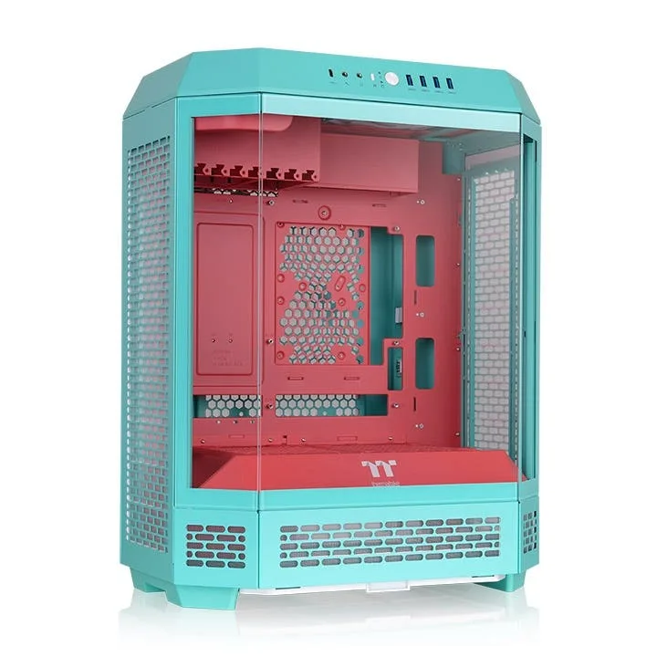 Thermaltake The Tower 600 Mint Strawberry E-ATX Tempered Glass ARGB Gaming PC Case - CA-1Z1-00MLWN-00