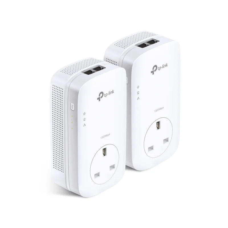 TP-Link Powerline AV2000 2Gbps 2 Port Powerline Adapter - 2 Pack