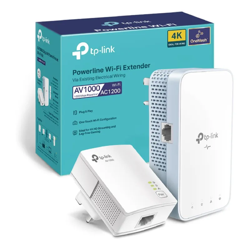 TP-Link TL-WPA7517 KIT V2 Wi-Fi Kit - Powerline adapter kit - GigE HomePlug AV HPAV