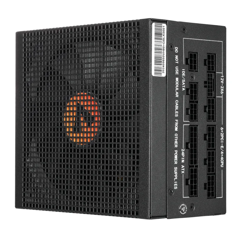 Vida Heracles 850W ATX 3.1 80 Plus Gold Fully Modular PSU Power Supply - Black