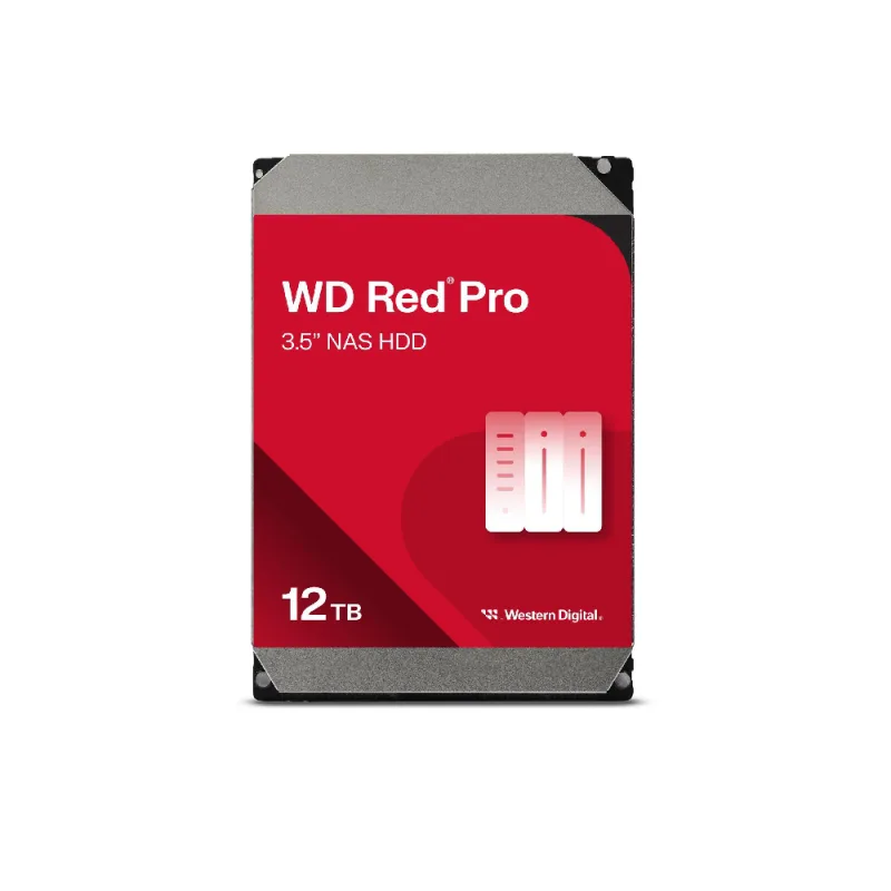 Western Digital Red Pro 12 TB 3.5" SATA 7200 RPM Internal NAS Hard Drive