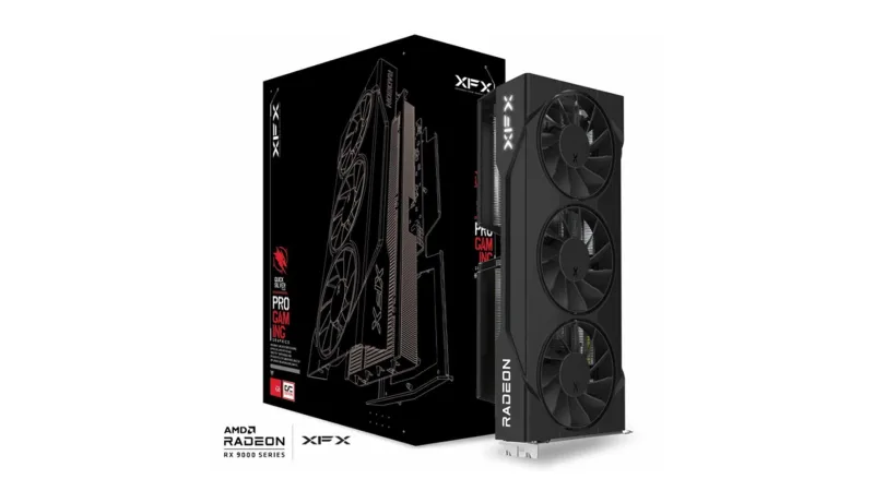 XFX SWIFT AMD Radeon RX 9060XT OC 16GB Triple Fan Gaming Graphics Card - RX-96TS316B7